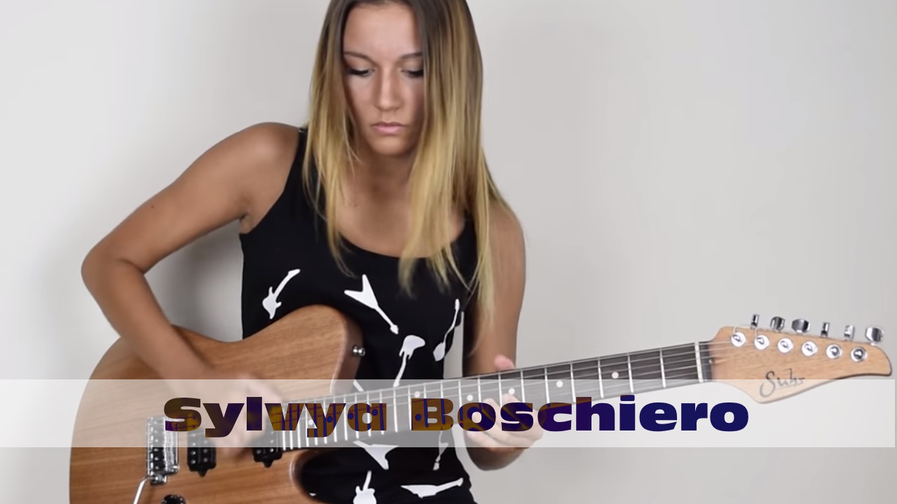 Sylvya Boschiero: EUROPE-The Final Countdown and Superstitious Guitar Solo  Cover